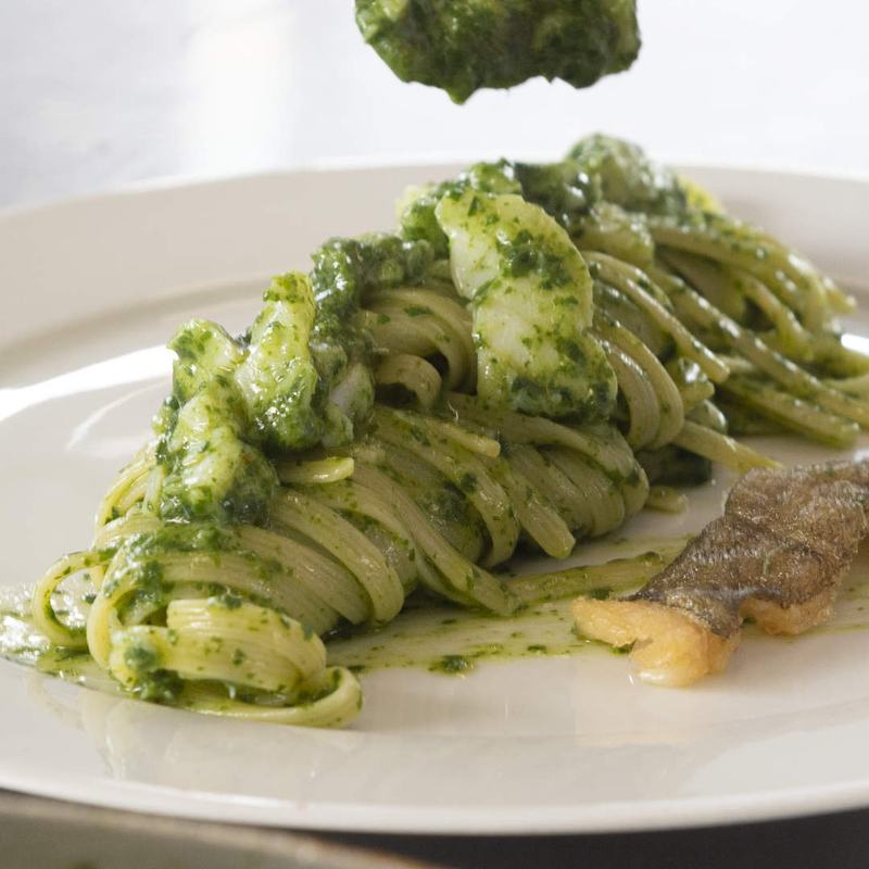 Pasta con pesto